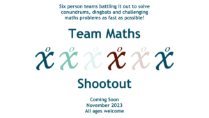 Team Maths Shootout Poster