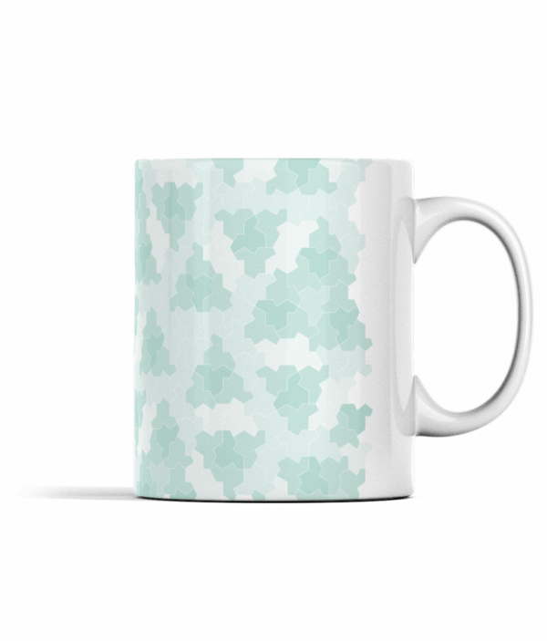 Maths mug with einstein pattern