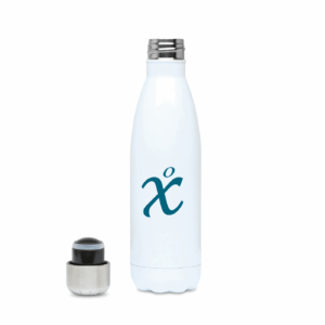 Maths water bottle with logo