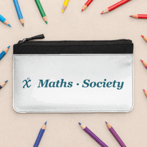 Maths pencil case with logo