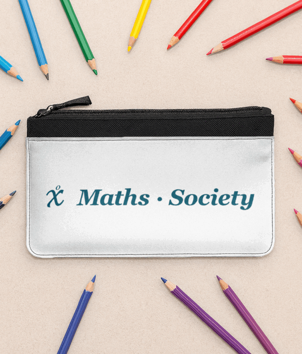 Maths pencil case with logo